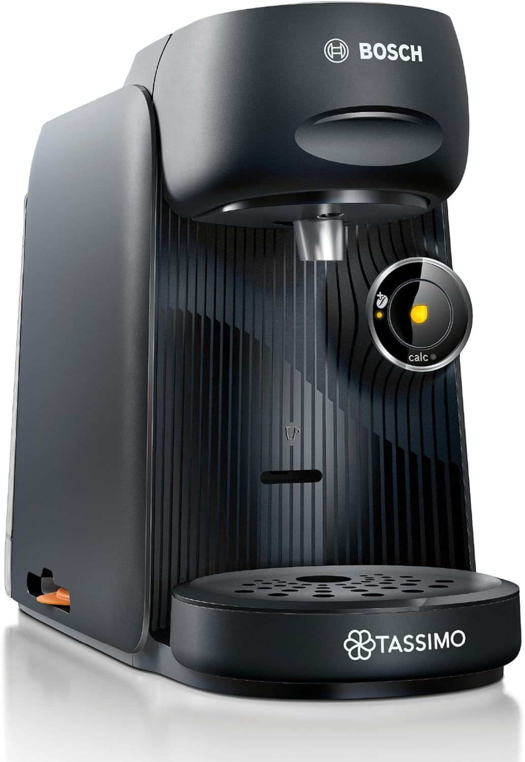 Bosch Tassimo finesse TAS162E Cafetera espresso de cápsulas, 70 bebidas, café más intenso con solo pulsar un botón, apagado automático, sostenible, dosificación perfecta, 1400 W, negro/negro