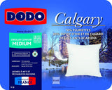 DODO 64476 Cojín Calgary, Plumón/Piel de Ganso y Pato, 65 X 65 cm, Blanco Naty Shop Cojines Estándar
