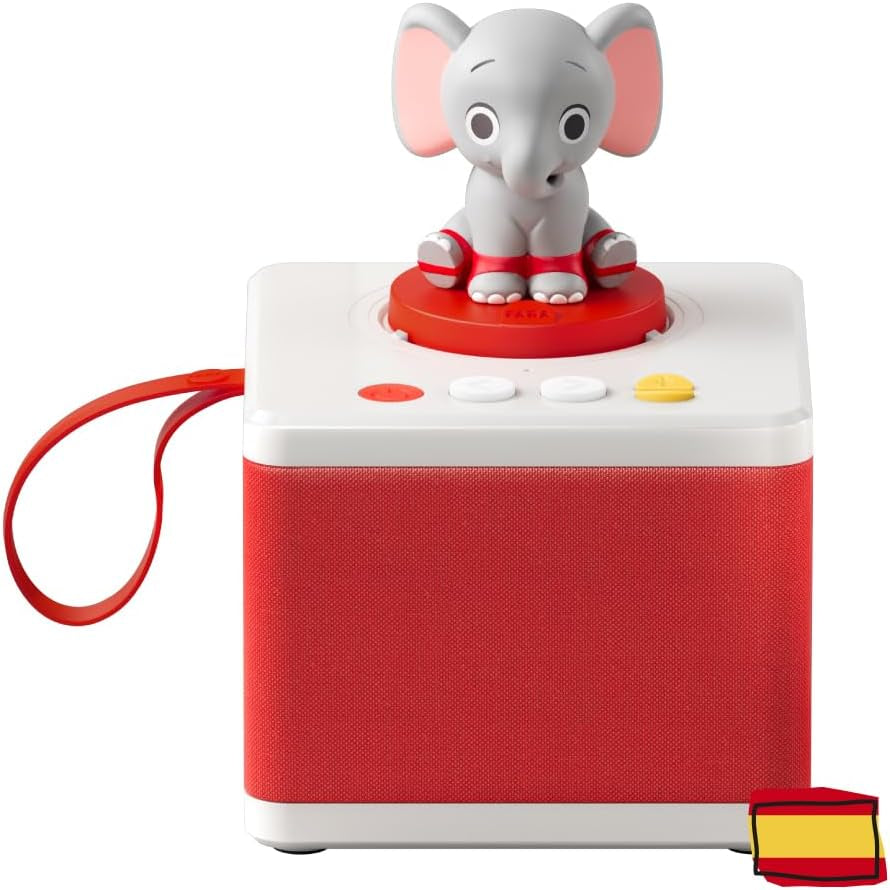 - Cuentos para niñas y niños, altavoz con el personaje del elefante, juego educativo, contenido en español, apto desde 0 años Bebe Naty Shop Toys Título predeterminado
