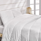 Edredón Antiácaros Bleu Calin 140X200 Cm, Para cama individual, Funda de microfibra suave, Tratamiento Sanitized Edredones y edredones Naty Shop
