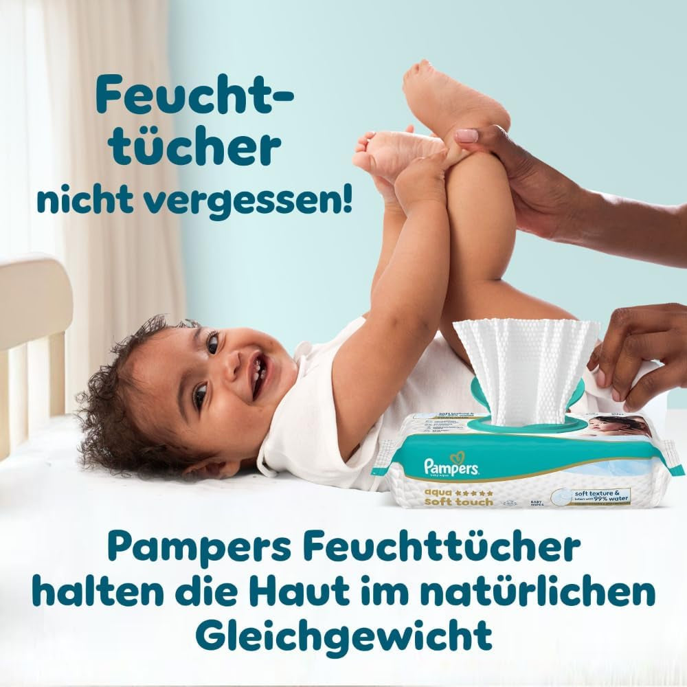 Pampers Premium Protection Pants talla 5, 144 pañales, 11 kg - 17 kg, con ajuste de 360° y puños suaves antifugas para una comodidad y protección óptimas