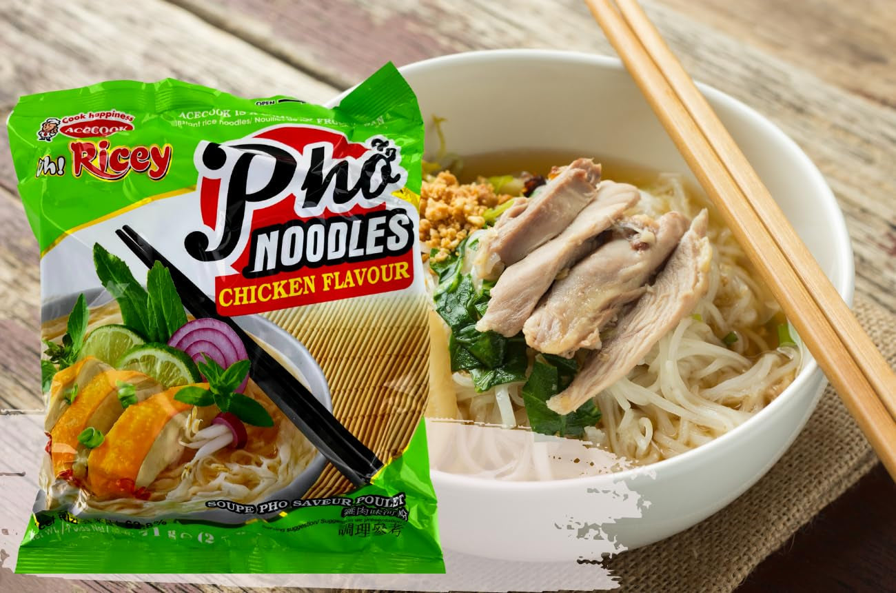 - O Fideos instantáneos con pollo y arroz - (1 x 71g)