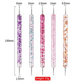 Juego de pinsel para decoración de uñas, 20 piezas de pinsel Nageldesign Malerei, pinsel de diseño de arte de uñas profesional, pinsel de delineador fino para uñas, rosa