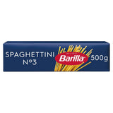 Pasta Barilla Spaghettini Clásicos núm. 3 trigos duros de alta calidad, siempre al dente (1 x 500 g)
