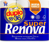 Papel higiénico doble Renova, 18 rollos