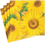 Servilletas de papel de girasol, paquete de 20 unidades