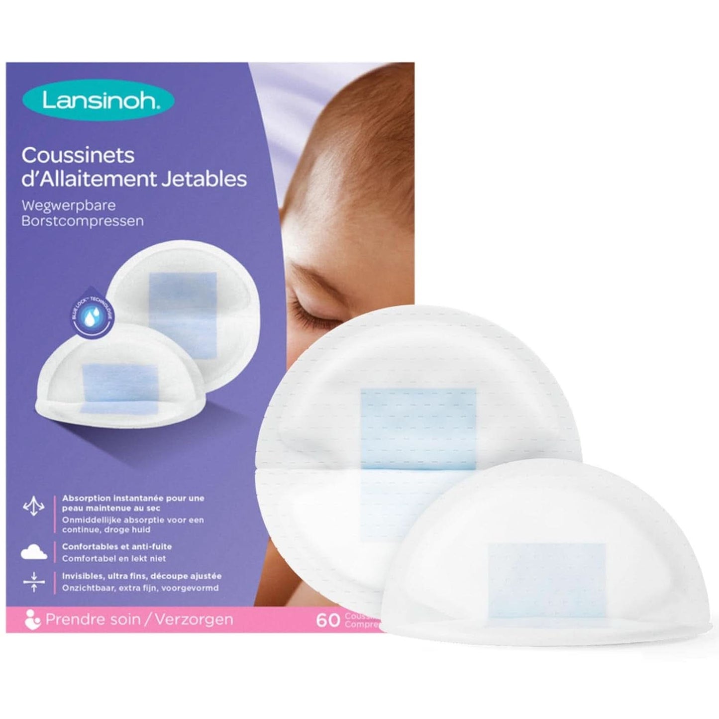 Lansinoh Einweg-Stilleinlagen, 60 unidades Alimentación y accesorios para la lactancia Bebe Naty Shop