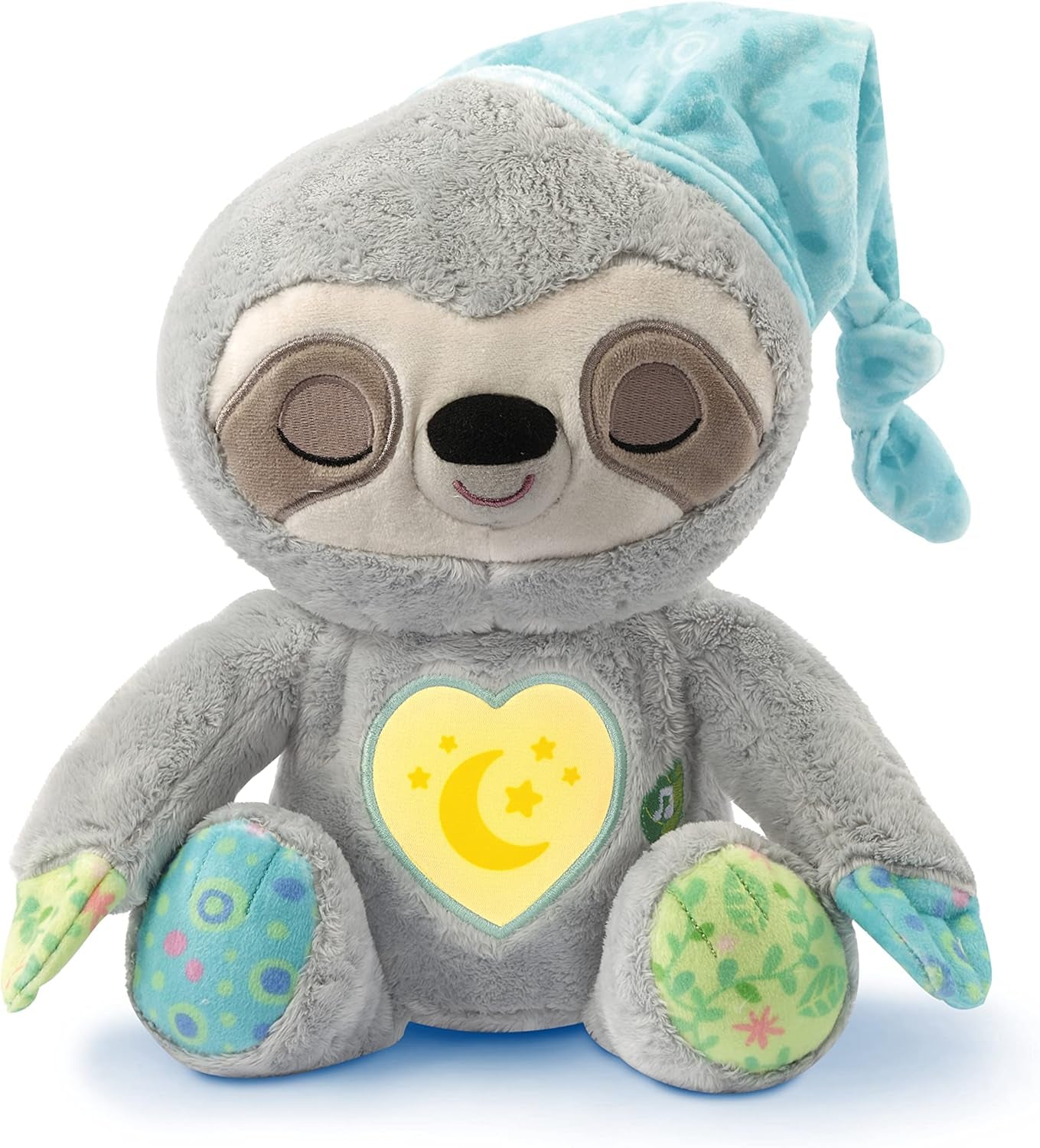 VTech Baby Schnarchi, el perezoso dormilón - Lindo peluche para conciliar el sueño - Con sonidos naturales y cotidianos, música y luz nocturna - Para bebés desde el nacimiento Bebe Toys Naty Shop