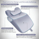 Almohada de lectura para cama y sofá, almohada de plumas, almohada de espuma viscoelástica, almohada para dormir de lado, almohada ergonómica de apoyo para la espalda para leer y mirar televisión