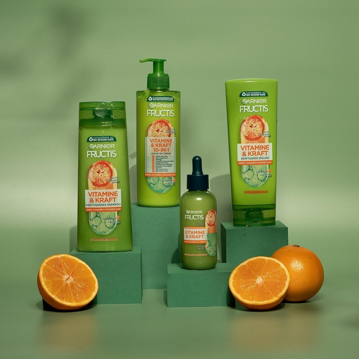 Garnier Suero Fortalecedor para Cabello Debilitado y Cuero Cabelludo Efectivo contra la Caída del Cabello 2 x 125ml Garnier Hair Care