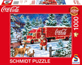 Schmidt Spiele 57598 Coca Cola Christmas Truck Rompecabezas de 1000 Piezas Naty Shop Título predeterminado