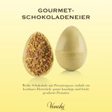 Venchi - Huevo de chocolate, sabor pistacho, con pistacho entero, con sorpresa, sin gluten, 500g, colección Pascua, idea de regalo