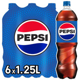 Pepsi Cola, Original, set 6 x 1,25 litros Bebidas sin alcohol Naty Shop 6 x 1,25 litros Nueva Versión