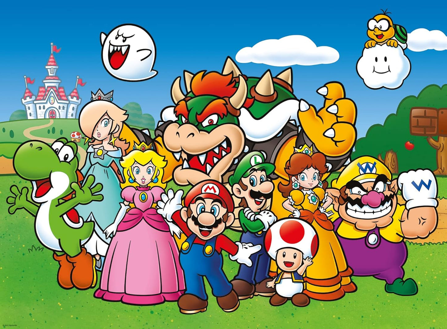 Puzzle infantil 100 piezas XXL - Nintendo Super Mario Fun Puzzle Naty Shop