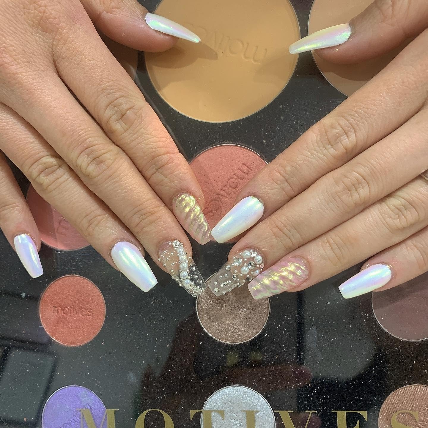 GZMAYUEN Chrom Pulver para uñas 6 colores espejo cromo uñas polvo pigmento polvo uñas arte