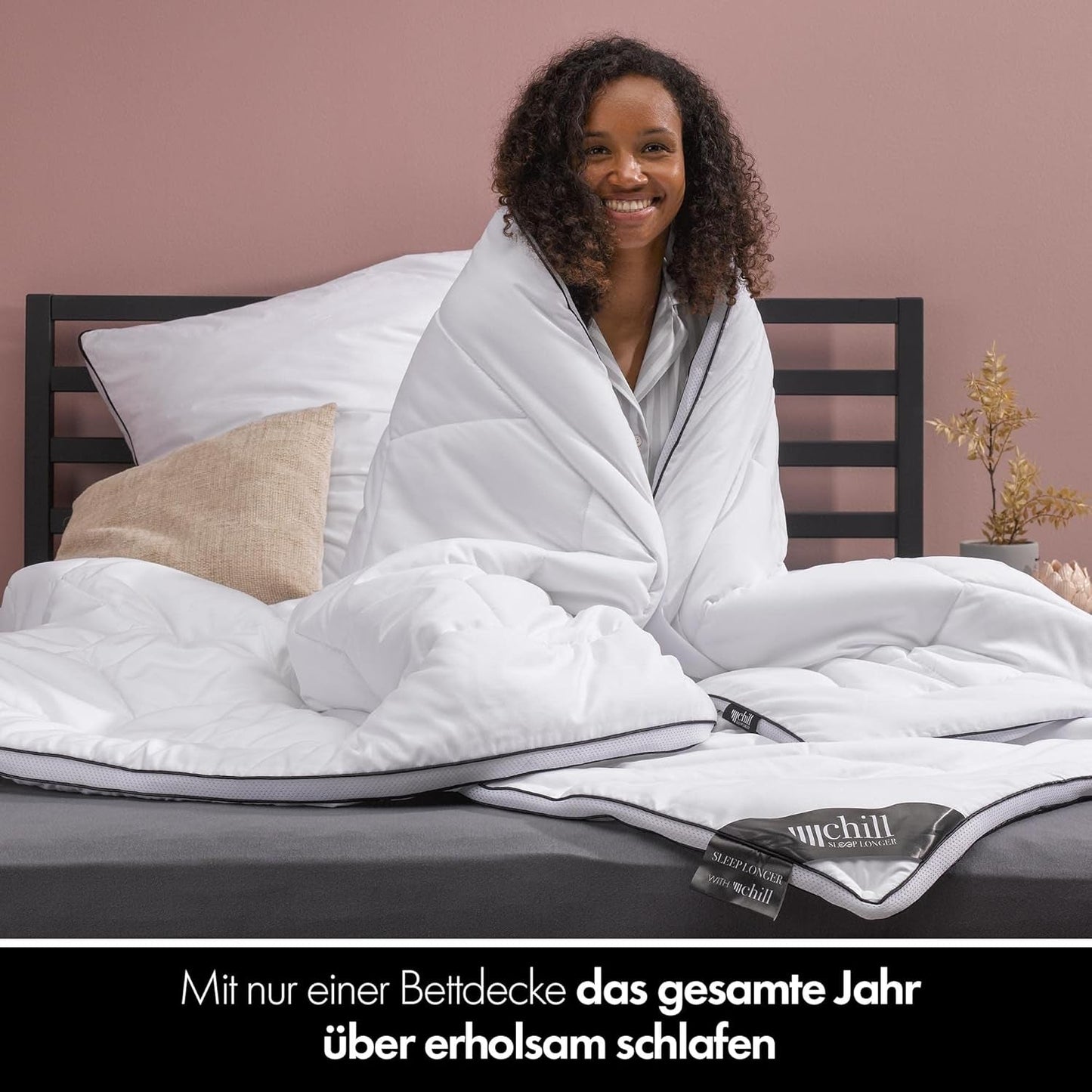 Edredón All Seasons 135X200 - Edredón Ligero 135X200 - Transpirable y Lavable y 100% Vegano - Edredón de Malla Climática y Banda Confort para Dormir - Relleno 800G Edredones y Edredones Naty Shop