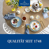 Villeroy & Boch - Set de desayuno Spring Awakening para 2, 6 piezas, Vajilla de Pascua, Desayuno, Pascua, Servicio de café, Vajilla de primavera, Porcelana