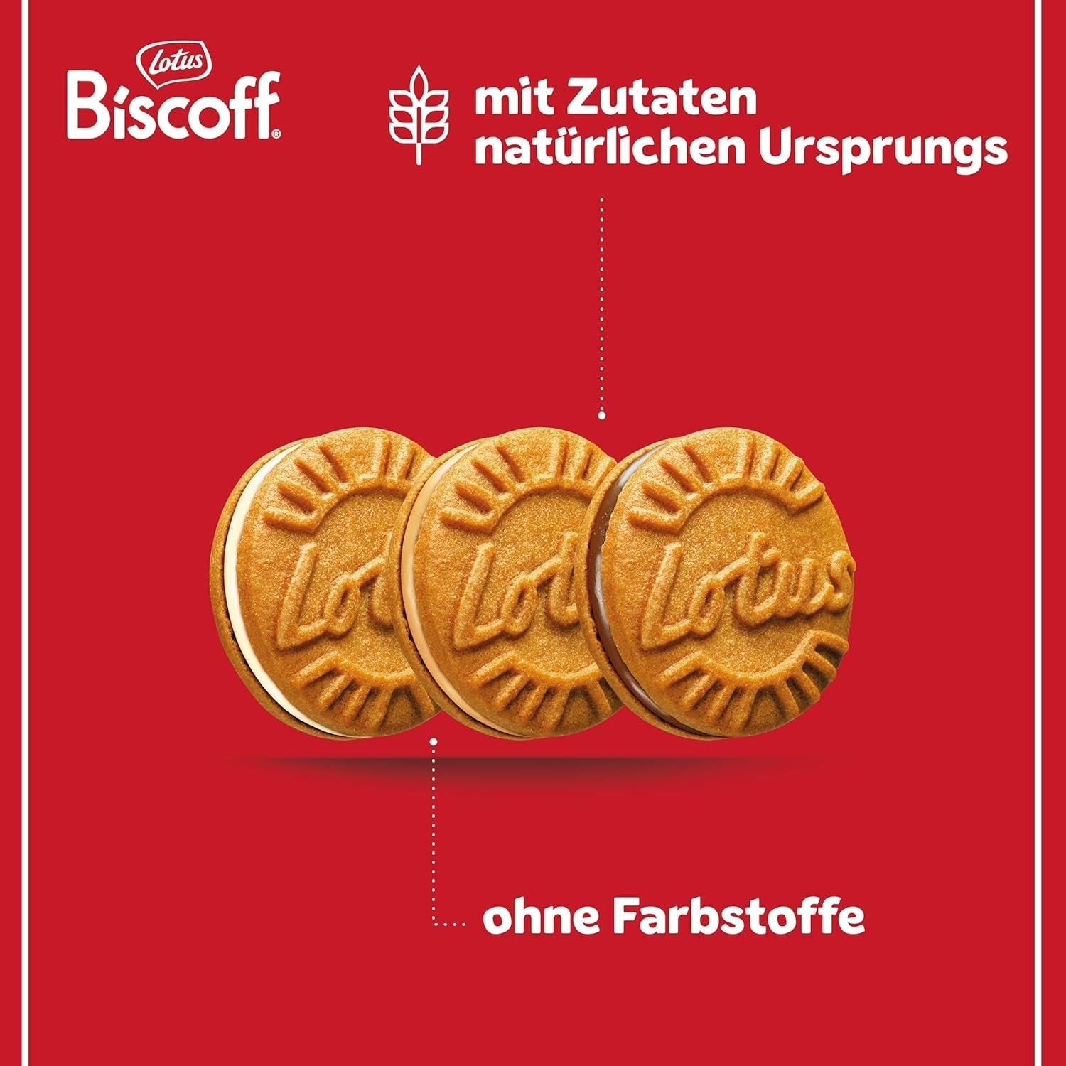 Loto Biscoff | Paquete variado de galletas dobles | 3 Variedades | 2 paquetes por variedad | 15 galletas dobles por paquete | Ingredientes de Origen Natural | Sin colorantes | 6 x 150 g | 900g