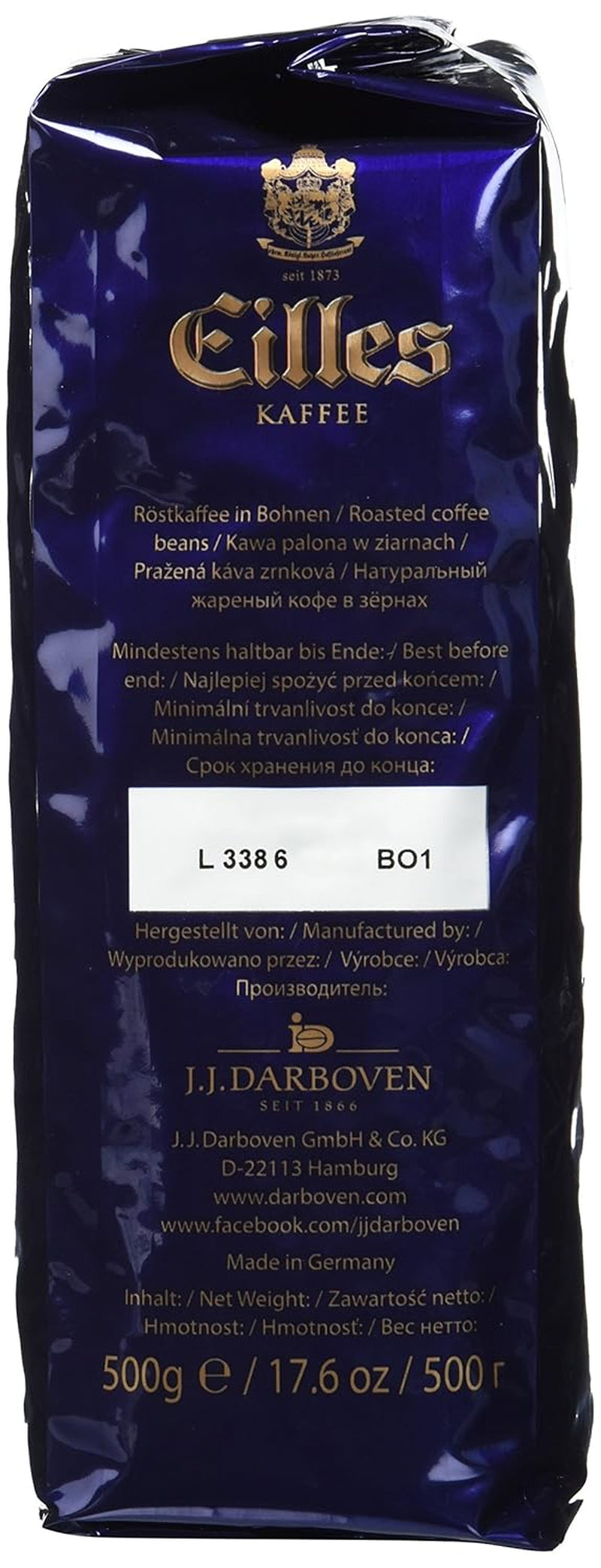 Paquete de 12 café molido Eilles (12 x 500 g)