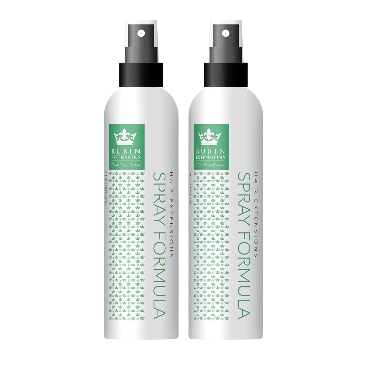 Spray bifásico para el cuidado de extensiones de cabello humano | queratina, colágeno y B5 altamente concentrados | protección y brillo para extensiones de cinta de cabello humano | ideal para extensiones de cabello humano y trenzas de cabello humano | Pack 2 Productos Desenredantes Del Cabello Naty Shop 200 Ml (pack de 2)