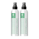 Spray bifásico para el cuidado de extensiones de cabello humano | queratina, colágeno y B5 altamente concentrados | protección y brillo para extensiones de cinta de cabello humano | ideal para extensiones de cabello humano y trenzas de cabello humano | Pack 2 Productos Desenredantes Del Cabello Naty Shop 200 Ml (pack de 2)