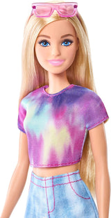 Muñeca Barbie Mysteries: Malibu Beach Detectives con atuendo y accesorios exclusivos, incluidas gafas de sol, JFV63