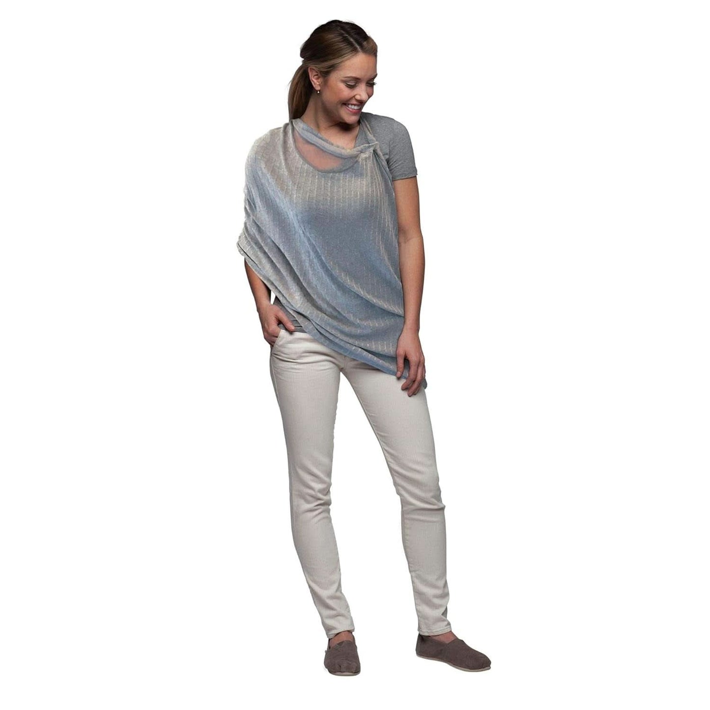 Chicco - Pañuelo de lactancia Boppy Infinity 17 Cm gris Accesorios Alimentación y Lactancia Bebe Naty Shop