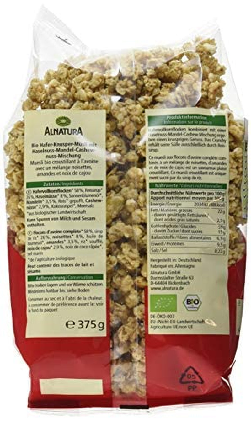 Crujiente De Nueces, 375 G Cereales Naty Shop