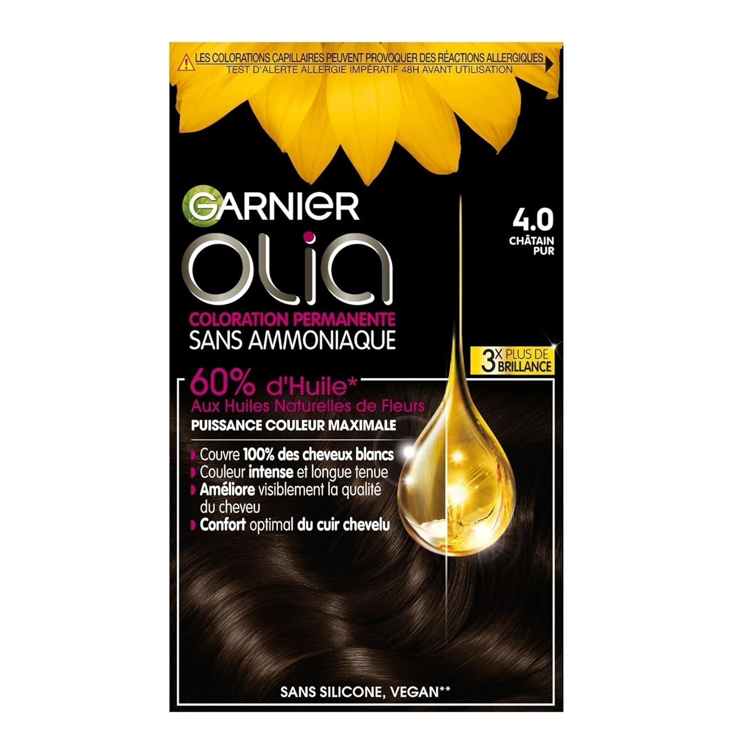 GARNIER OLIA - 4.0 pure chatain Tinte para el cabello Naty Shop Título predeterminado