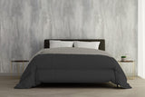 Italy Ropa de cama Edredón de invierno, gris claro/gris oscuro, 2 plazas, 250 x 200 cm Edredones y edredones Naty Shop Gris claro/gris oscuro 250 x 200 cm