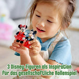 LEGO 10941 DUPLO Disney Tren de cumpleaños de Mickey y Minnie, tren de juguete con tarta y globos, regalo para niños a partir de 2 años Juegos de construcción Besuche den LEGO-Store