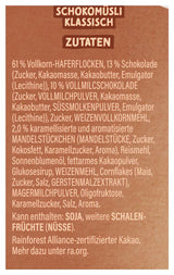 Dr. Oetker Vitalis Chocolate Muesli Classic: Muesli de desayuno con leche y chocolate negro, paquete de 7 (7 x 600 g)