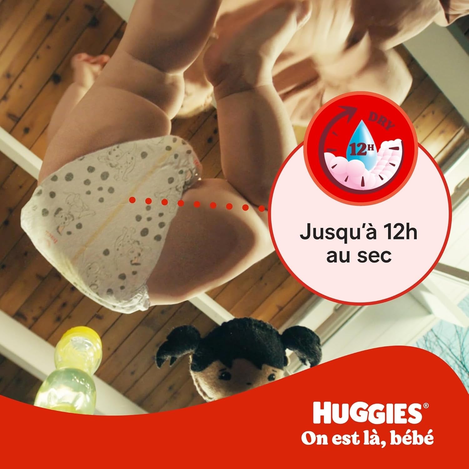 Pañales para bebé Huggies Little Movers, diseño de Disney, tamaño 6, 102 unidades (3 x 34), caja mensual