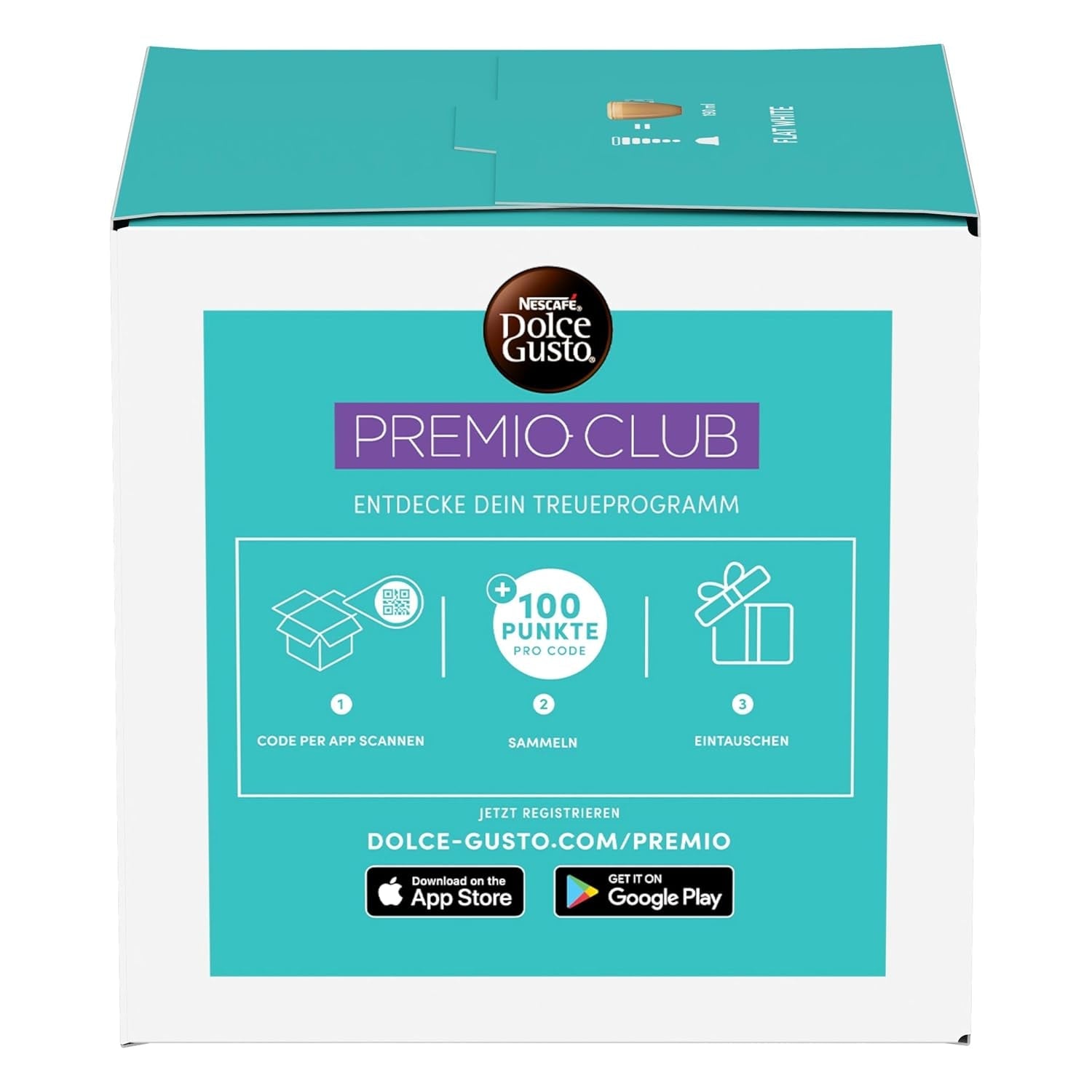 NESCAFÉ DOLCE GUSTO Flat White Kaffeekapseln Paquete de 3 (3 x 16 Kapseln)