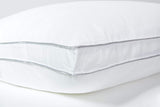 Almohada, Algodón, Percal, 50 X 70 Cm, Fino Acabado, Confort, Percal, 100% Algodón, Alta Calidad, Suave, Hecho en Francia, Blanco 73130220 Naty Shop Almohadas Estándar