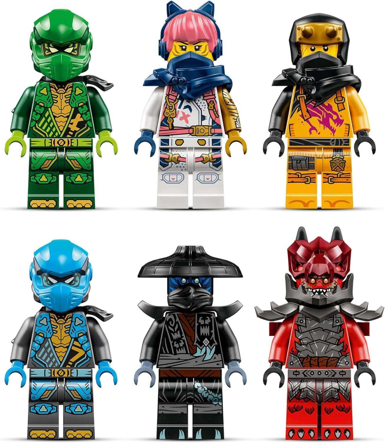 LEGO NINJAGO Dragón del Caos Diente de Trueno - Juguete con 6 minifiguras ninja - Juego de construcción de rol para niños y niñas a partir de 8 años - Regalos para fans de la serie de televisión Rise of the Dragons 71832 Juegos de construcción Beuche den LEGO-Store