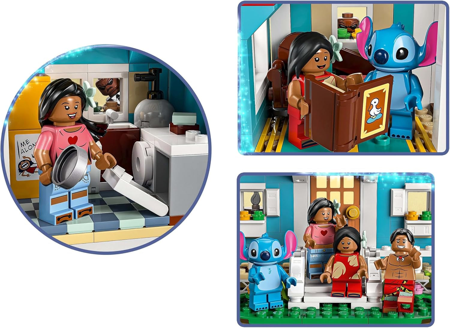 LEGO Ç€ Casa de Playa Disney de "Lilo y Stitch" - Juguete para construir con 6 habitaciones, observatorio, nave espacial y 5 minifiguras - regalo de cumpleaños para niñas y niños mayores de 9 años y fans 43268 Besuche den LEGO-Store juegos de construcción