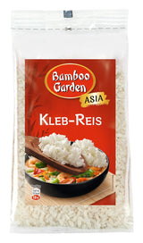 Bamboo Garden - Arroz pegajoso, 500g por bolsa