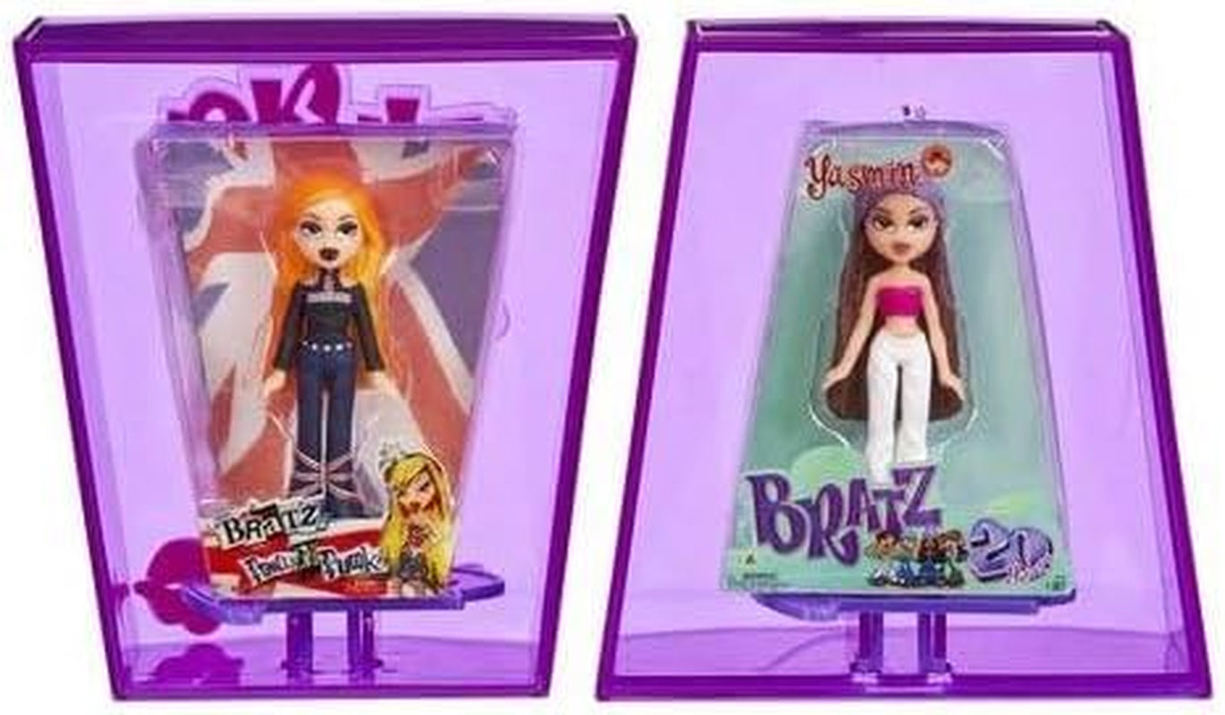 Muñecas Bratz Miniverse Y2K Nostalgia Flashback Minis de MGA de edición limitada - PAQUETE SORPRESA - 2 mini muñecas Bratz y vitrina - Gran regalo para niños y coleccionistas mayores de 6 años