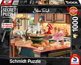 Schmidt Spiele 59919 Puzzle secreto, En la mesa de la cocina, 1.000 piezas, Colorido, Puzzle grande Naty Shop Título predeterminado