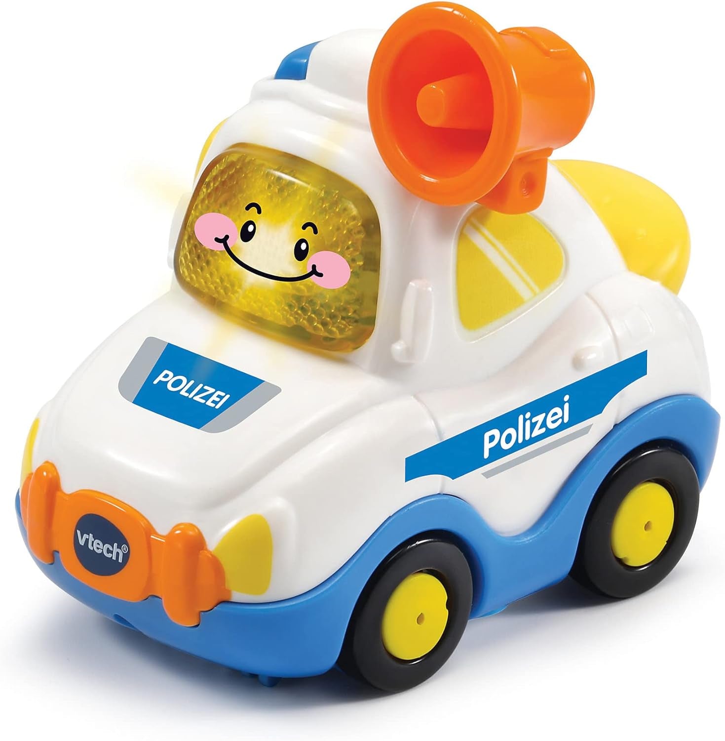 Vtech TUT TUT Baby Flitzer - Policía - Para 1-5 años & TUT TUT Baby Flitzer - Camión de bomberos - Coche de juguete con música, botón de luz, frases y sonidos interesantes - Para 1-5 años Juguetes Bebé Naty Shop