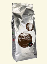 Maxi Crema 1000 g de café entero en grano: ¡maestría de tostado original italiana para las más altas exigencias! Café, Capuchino, Espresso, Latte Macchiato