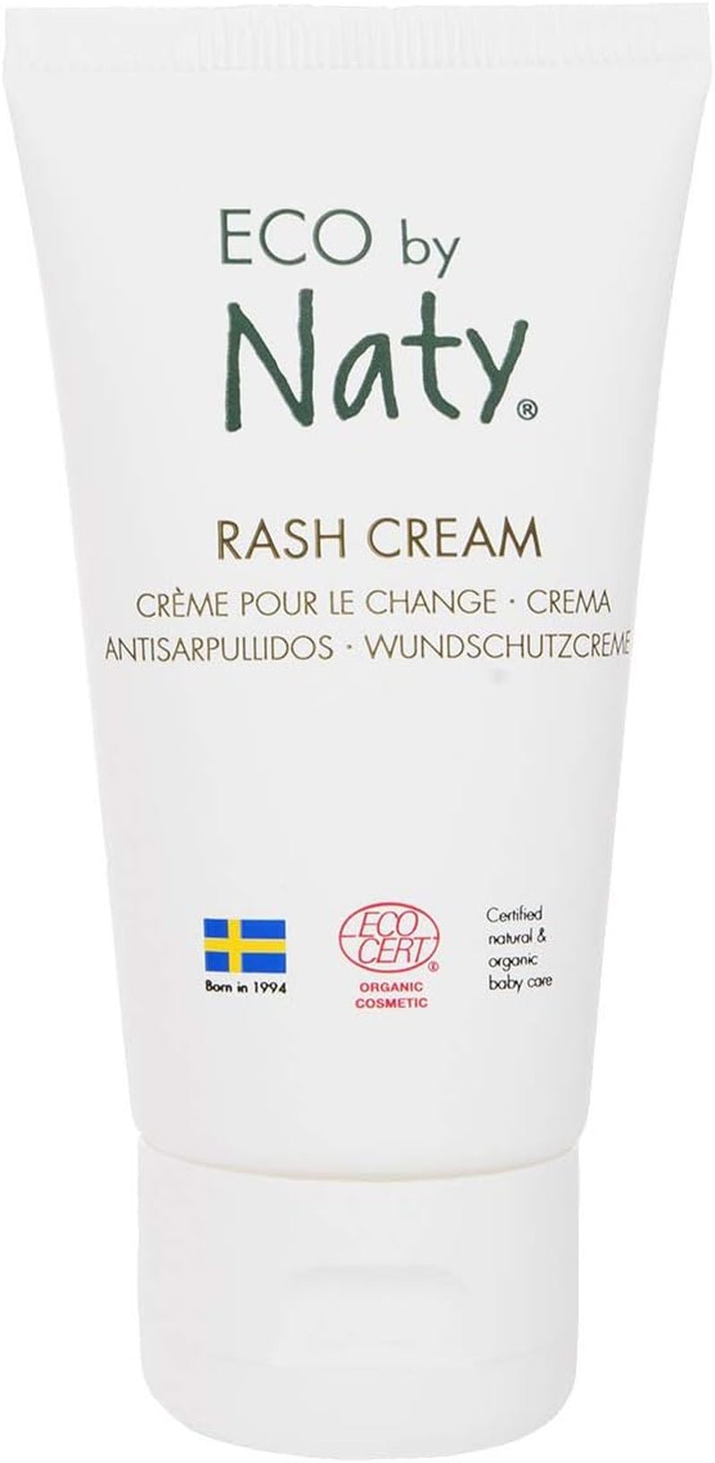 Eco by Naty, pomada para heridas del bebé, ingredientes orgánicos de origen vegetal con 0% fragancia, hipoalergénica y testada dermatológicamente, tubo 50 ml Infantil - Baño y Cuidado Naty Shop Pomada para niños