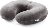TEMPUR Transit Almohada de Viaje Cómoda Almohada Viscoelástica para el Cuello Ideal para Viajar en Autobús, Tren, Coche o Avión 30 x 28 x 8 cm