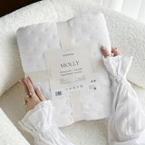 ROOM99 Colcha Molly Elegante en Blanco 240 X 260 Cm Colcha Versátil como Colcha o Manta de Sofá para Cama y Sofá Estilo Manta Ideal como Colcha Camas y Mantas Beuche den ROOM99-Store