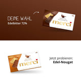 Barras de chocolate negro 72% – 5 x 100 g – Los mejores cuadrados de chocolate negro – Chocolate envuelto en lámina de oro