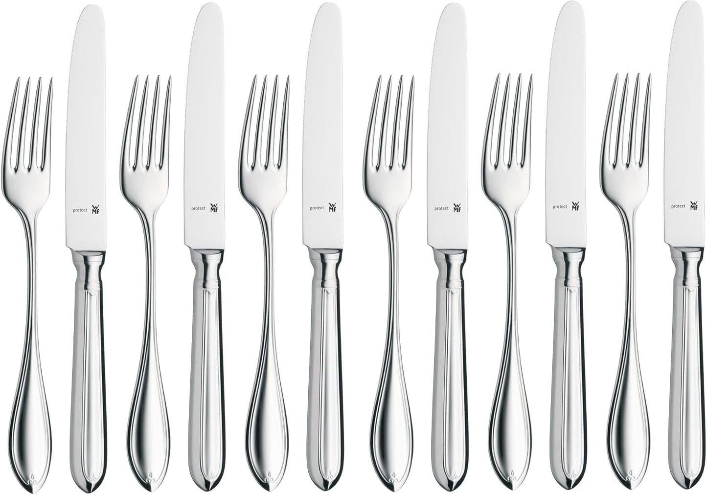 WMF Premiere, 12 piezas, para 6 personas, cubiertos para desayuno Cocina Naty Shop