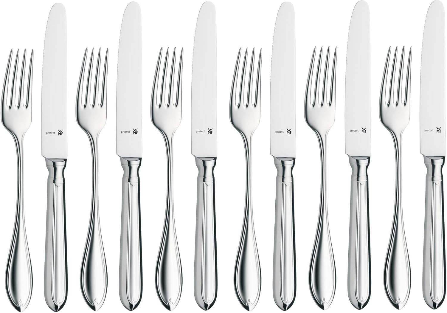 WMF Premiere, 12 piezas, para 6 personas, cubiertos para desayuno Cocina Naty Shop