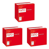 - Servilletas de papel desechables, ideales para aperitivos y cócteles, paquete de 100 servilletas, tamaño 24X24, 4 pliegues, 2 capas, color rojo, papel 100% pura celulosa, certificado Fsc