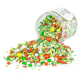 Super Streusel Hohoho Sprinkles Christmas - Decoración Festiva Para Deliciosos Pasteles 90 G
